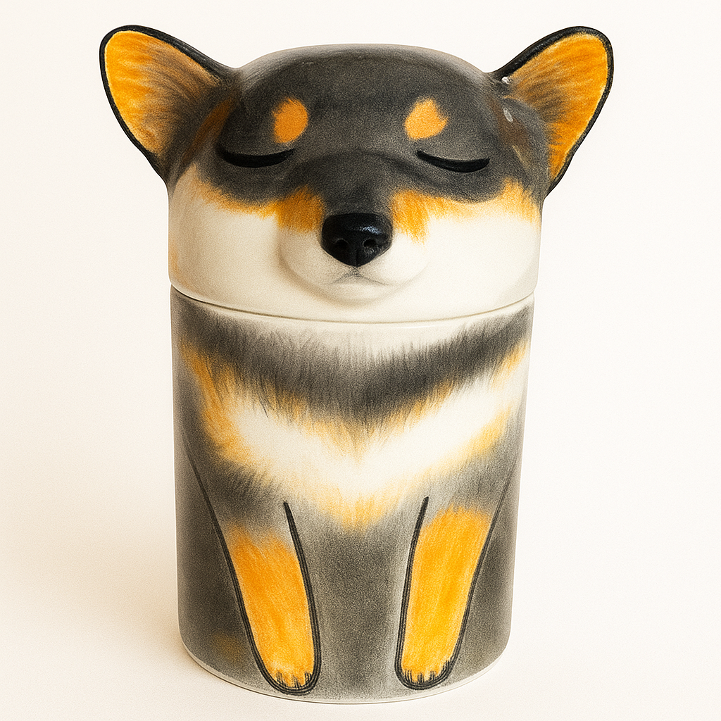 Dog Urn Handcrafted Customized Ceramic Pet Urn for Ashes