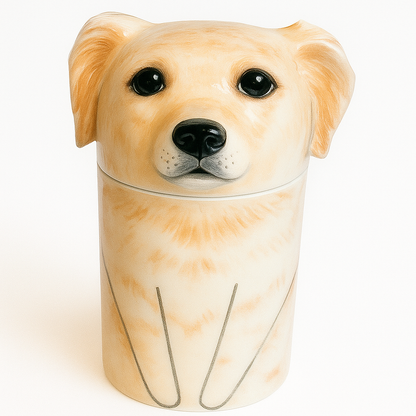 Dog Urn Handcrafted Customized Ceramic Pet Urn for  Ashes